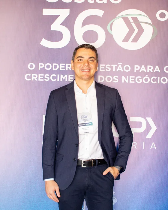 Marcos Reis no evento Gestão 360°